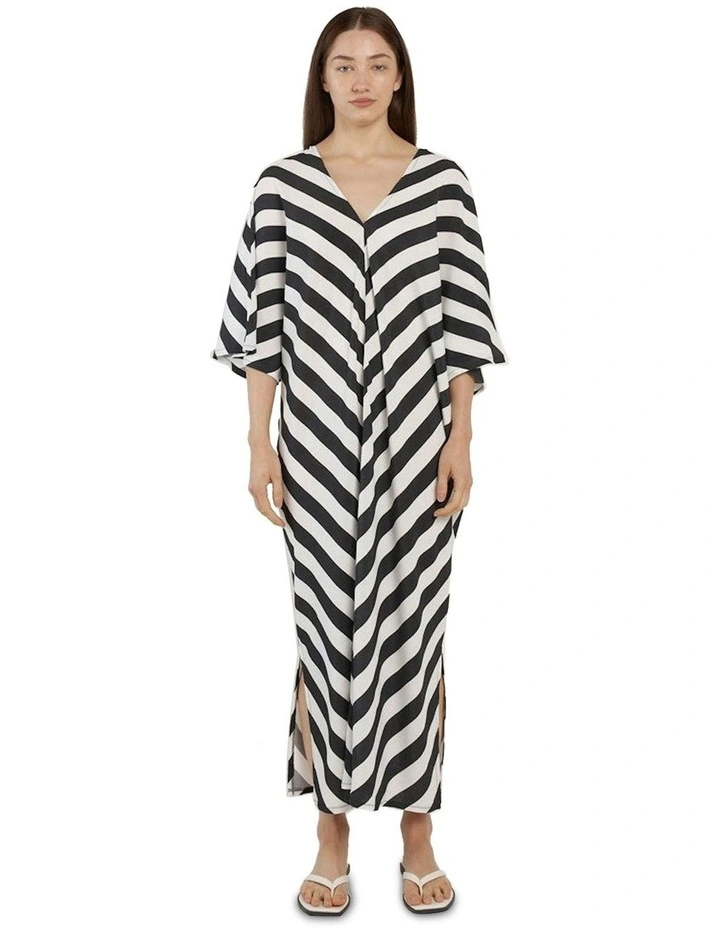 Madeira Stripe Dress in Multi image 1