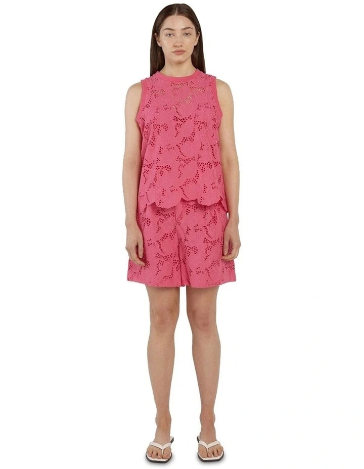 Worth It Top in Hot Pink image 2