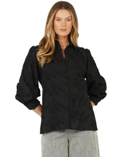 Gardenia Shirt in Black