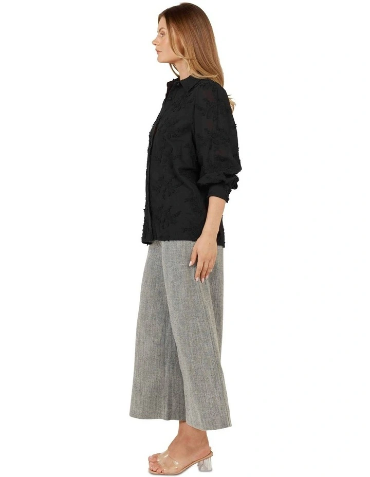 Gardenia Shirt in Black image 3