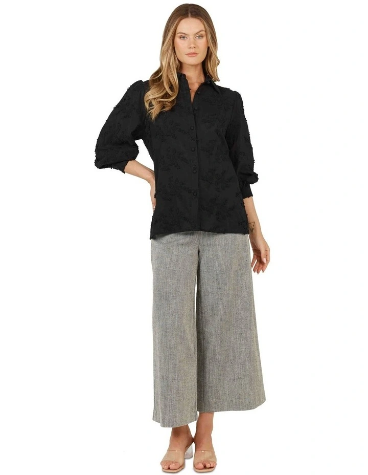 Gardenia Shirt in Black image 5