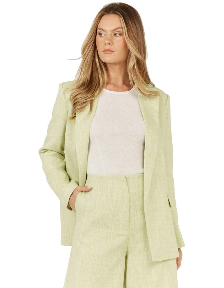 St Helena Blazer in Acid Green image 1