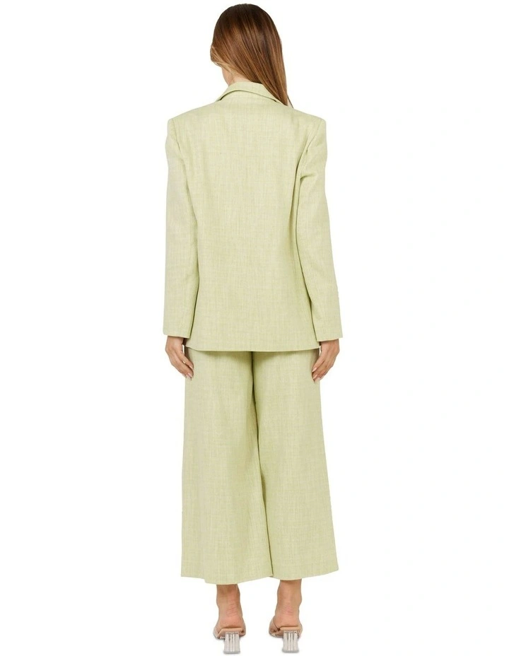 St Helena Blazer in Acid Green image 4