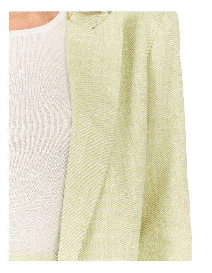 St Helena Blazer in Acid Green image 6