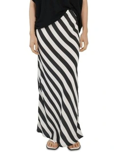 Madeira Skirt in Liquorice Stripe