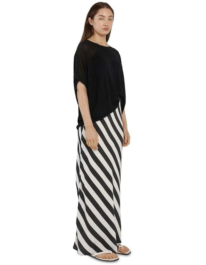 Madeira Skirt in Liquorice Stripe image 3