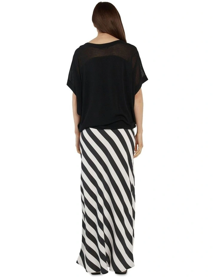 Madeira Skirt in Liquorice Stripe image 4