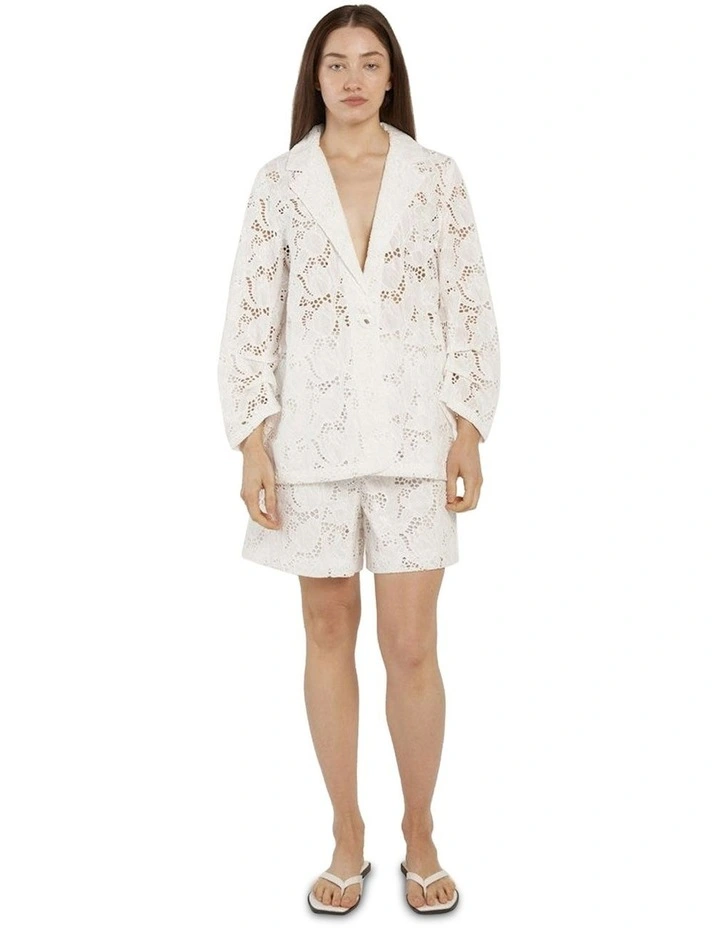 Worth It Blazer in White image 2