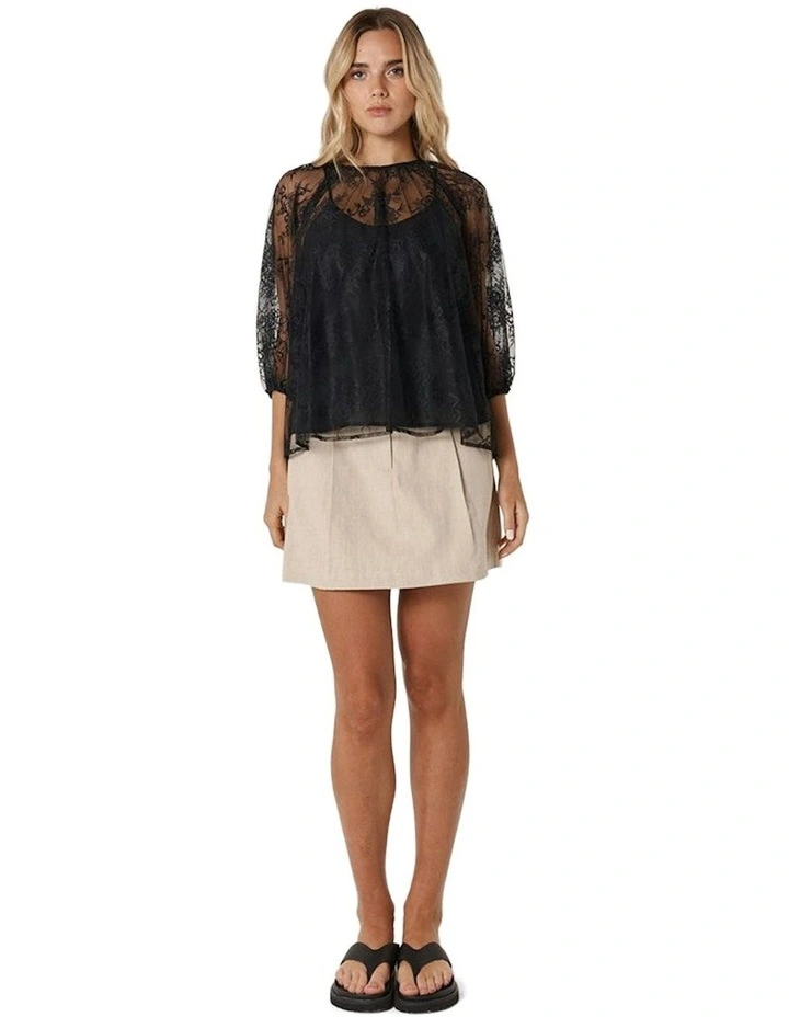 Odyssey Lace Blouse in Black image 4