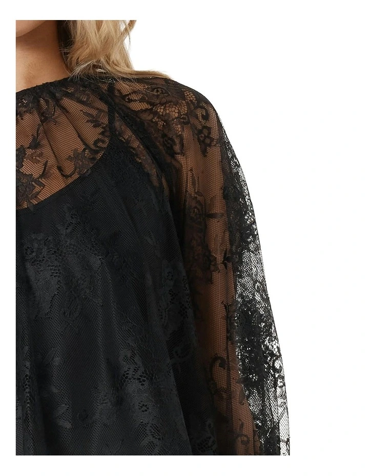 Odyssey Lace Blouse in Black image 5