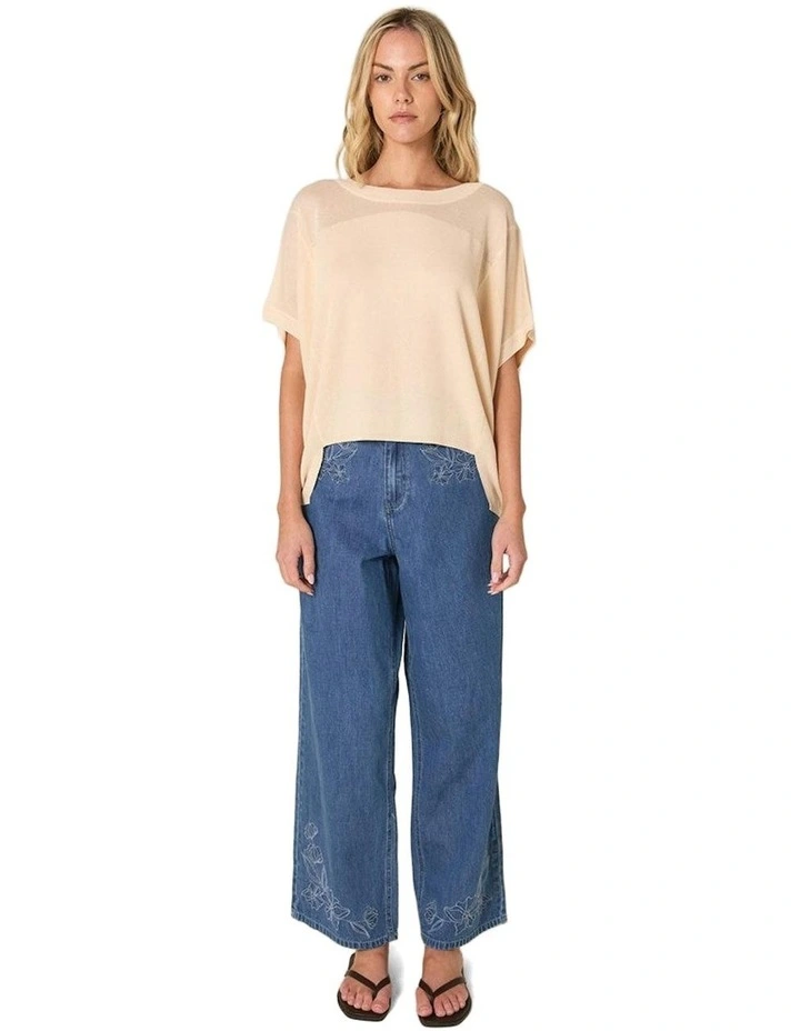 Esther Knit Top in Natural image 4