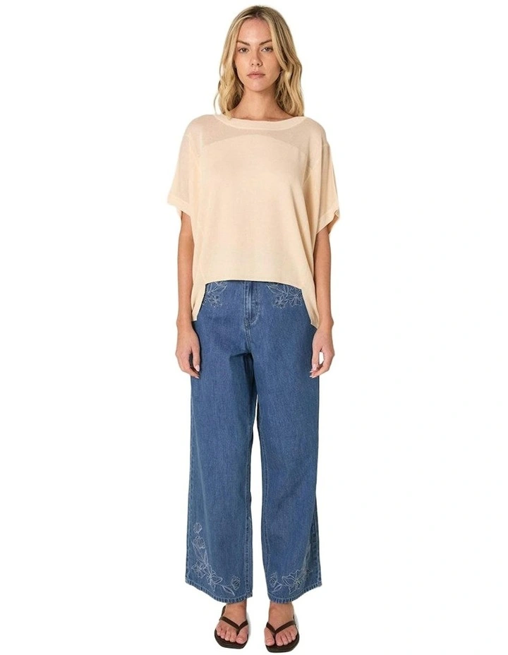 Esther Knit Top in Natural image 4