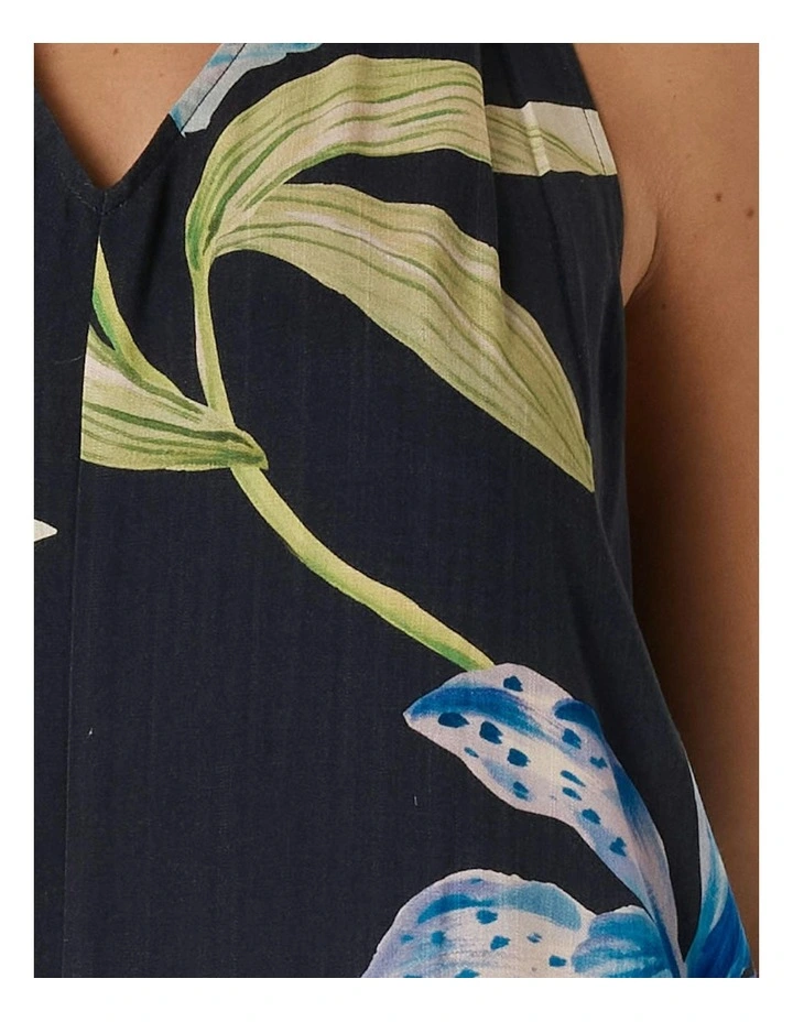 Anthea Maxi Dress in Black Floral image 5