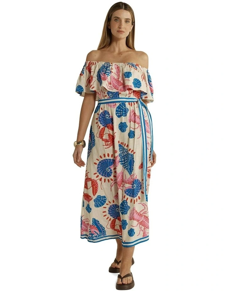 Soleil Dress in Lobster image 1