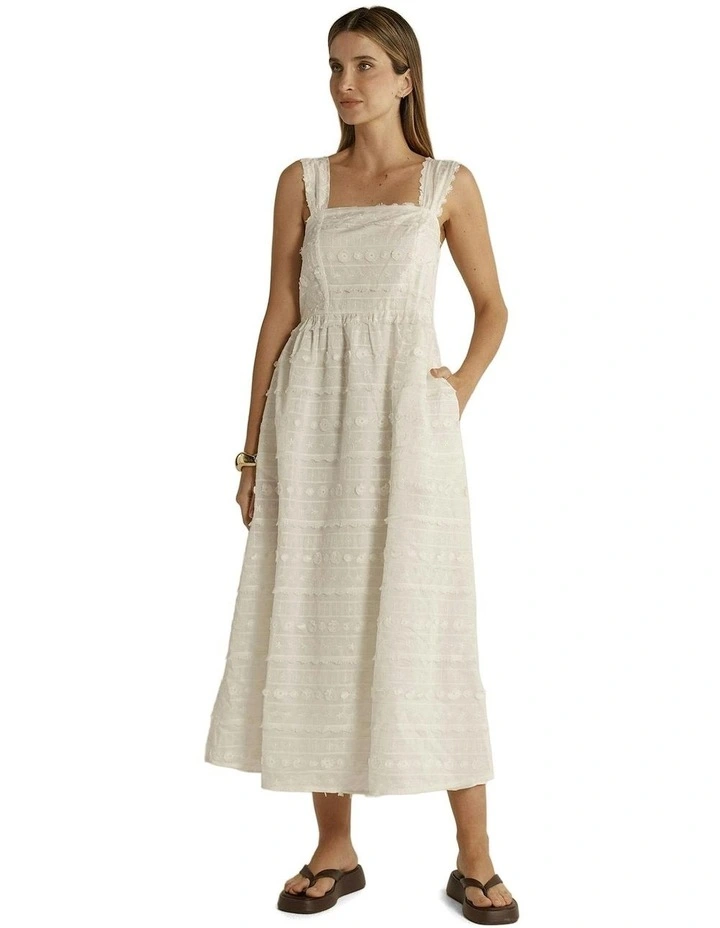 Sierra Lace Dress in Cream image 1