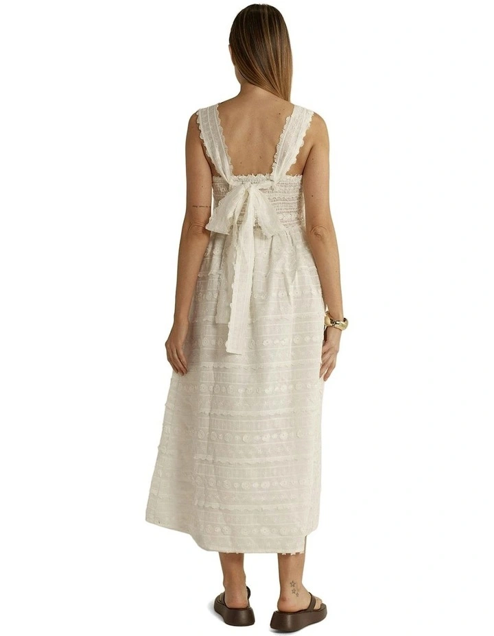 Sierra Lace Dress in Cream image 2