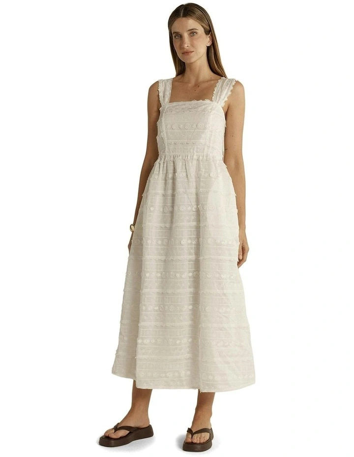 Sierra Lace Dress in Cream image 4