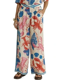 Soleil Pant in Lobster