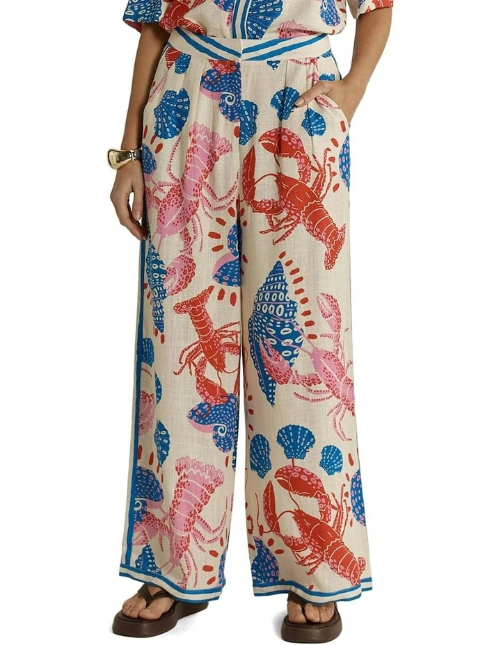 Soleil Pant in Lobster image 1