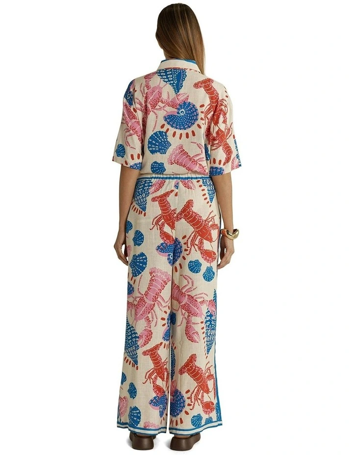 Soleil Pant in Lobster image 2