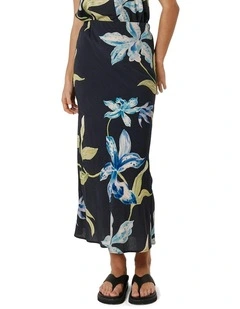 Anthea Skirt in Black Floral