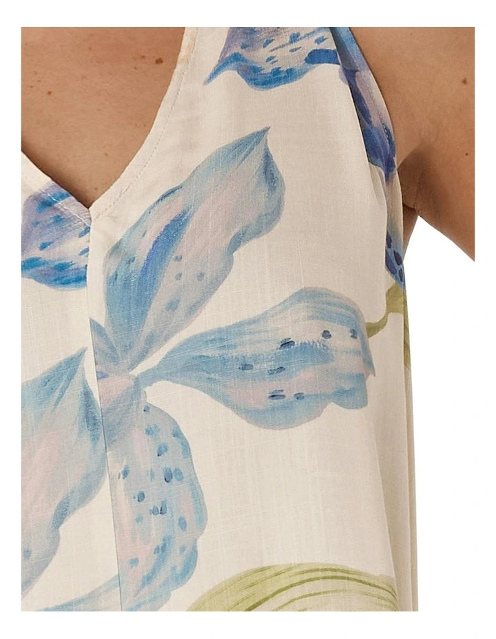 Anthea Tank in White Floral image 5