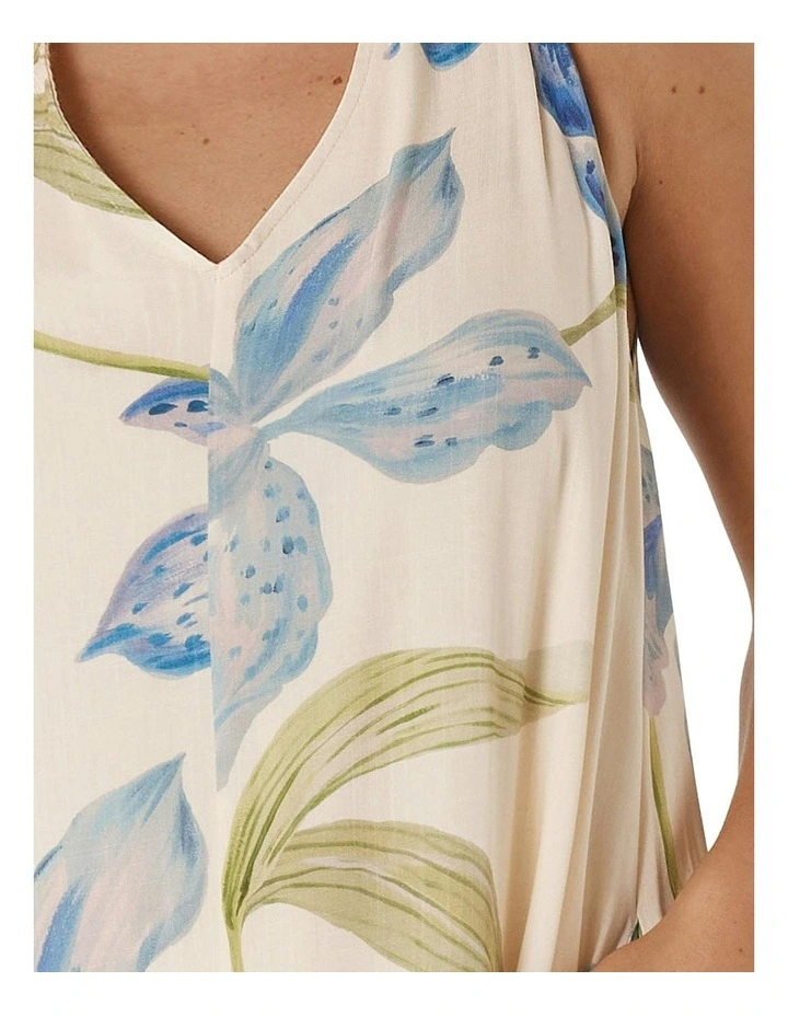 Anthea Maxi Dress in White Floral image 5