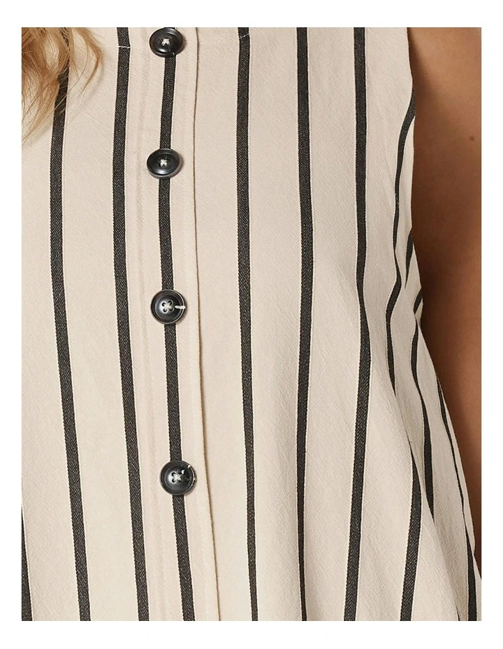 Luna Dress in Cream/Black image 5