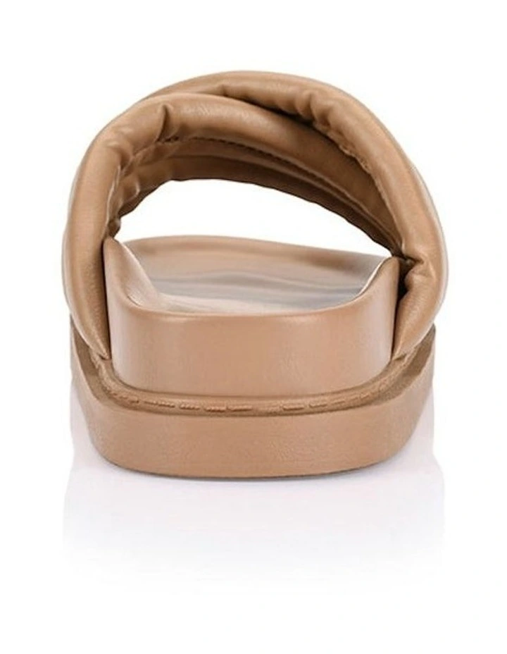 Britney Footbed Slides in Brown image 3