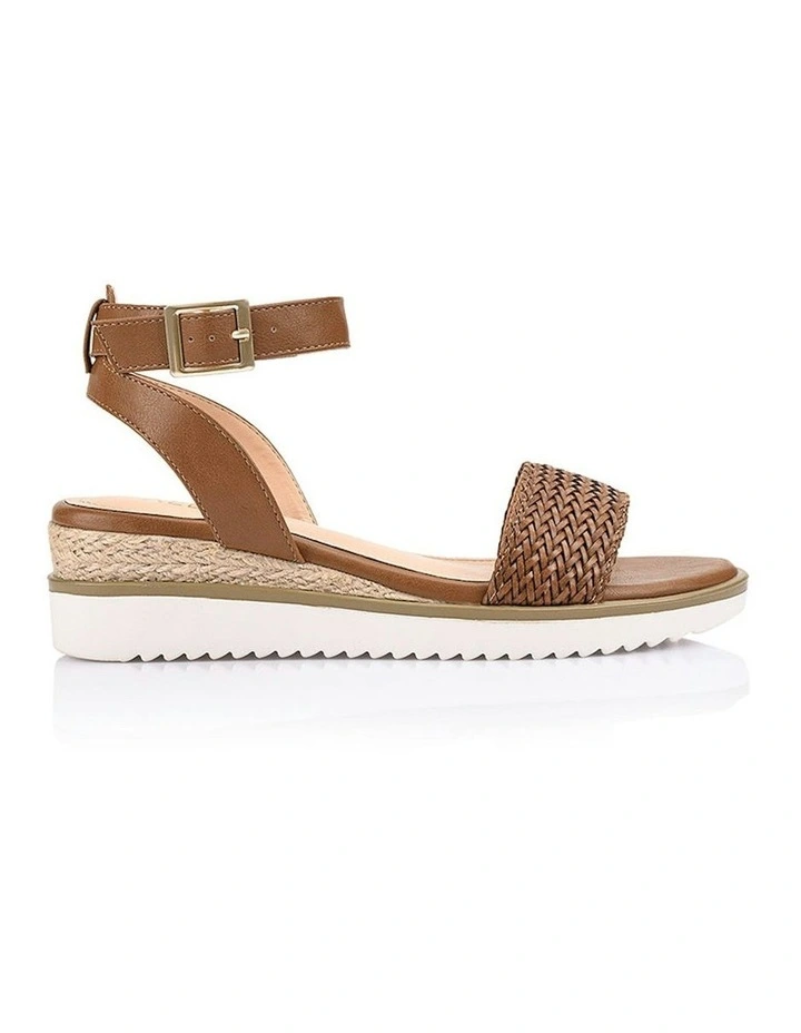 Frenzy Rope Wedges in Tan image 1