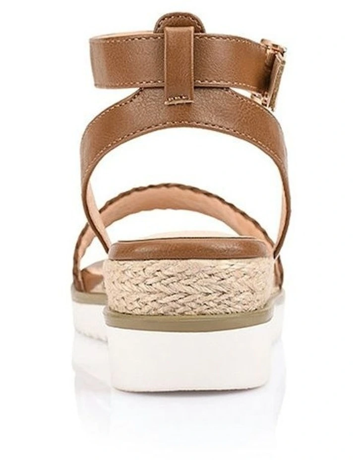 Frenzy Rope Wedges in Tan image 3