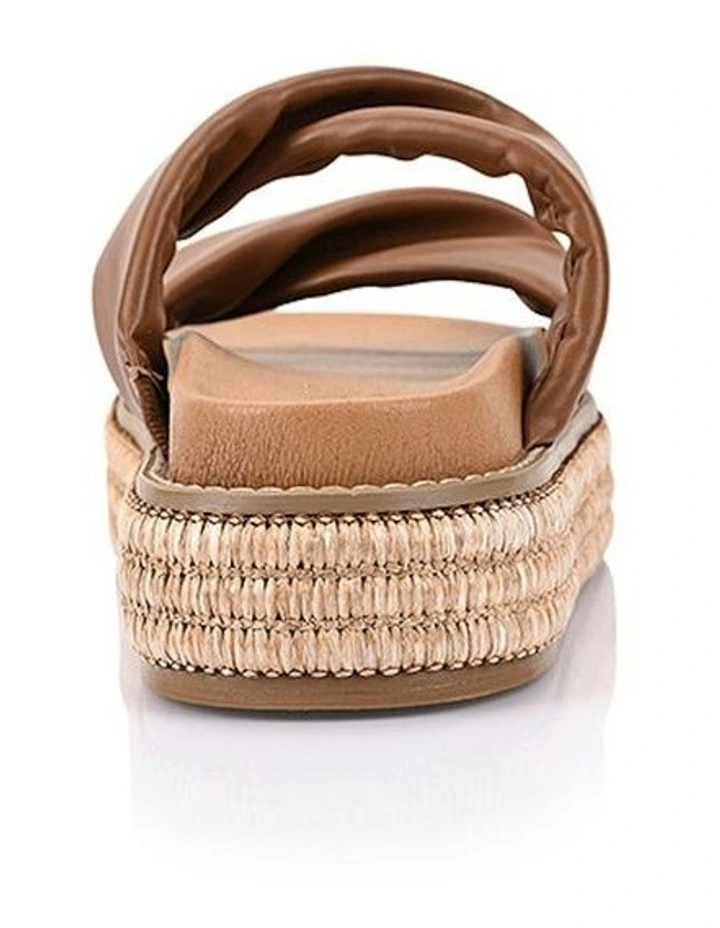Rue Flatform Slides in Brown image 5