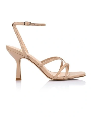 Penelope Strappy Sandals in Beige