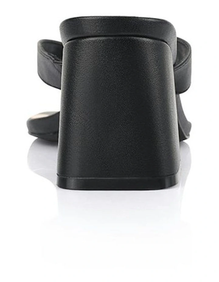Stoked Block Heel Thongs in Black image 3