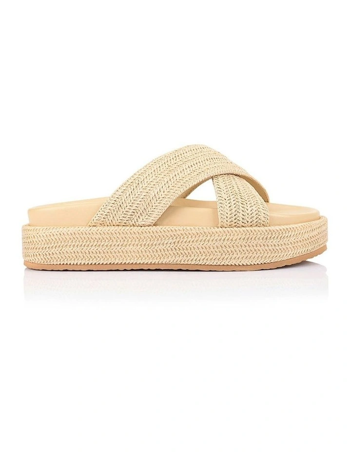 Roman Platform Slides in Raffia image 1