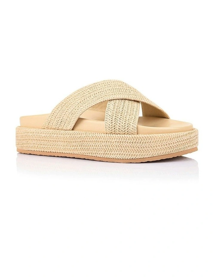 Roman Platform Slides in Raffia image 2