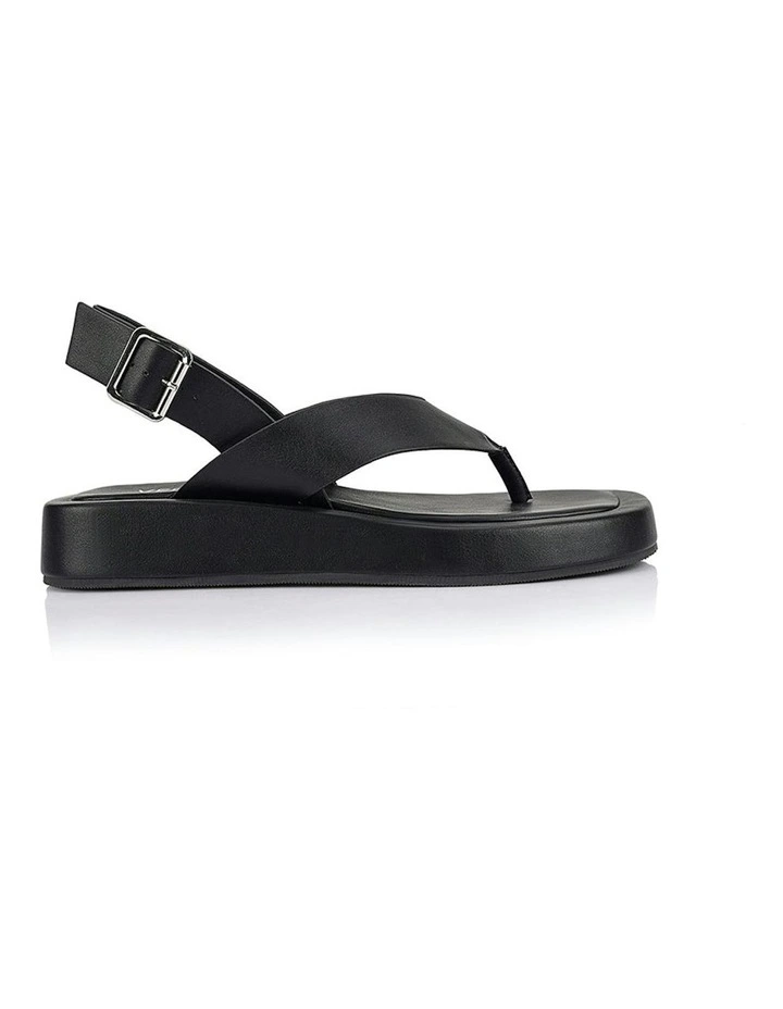 Bono Platform Sandals in Black image 1