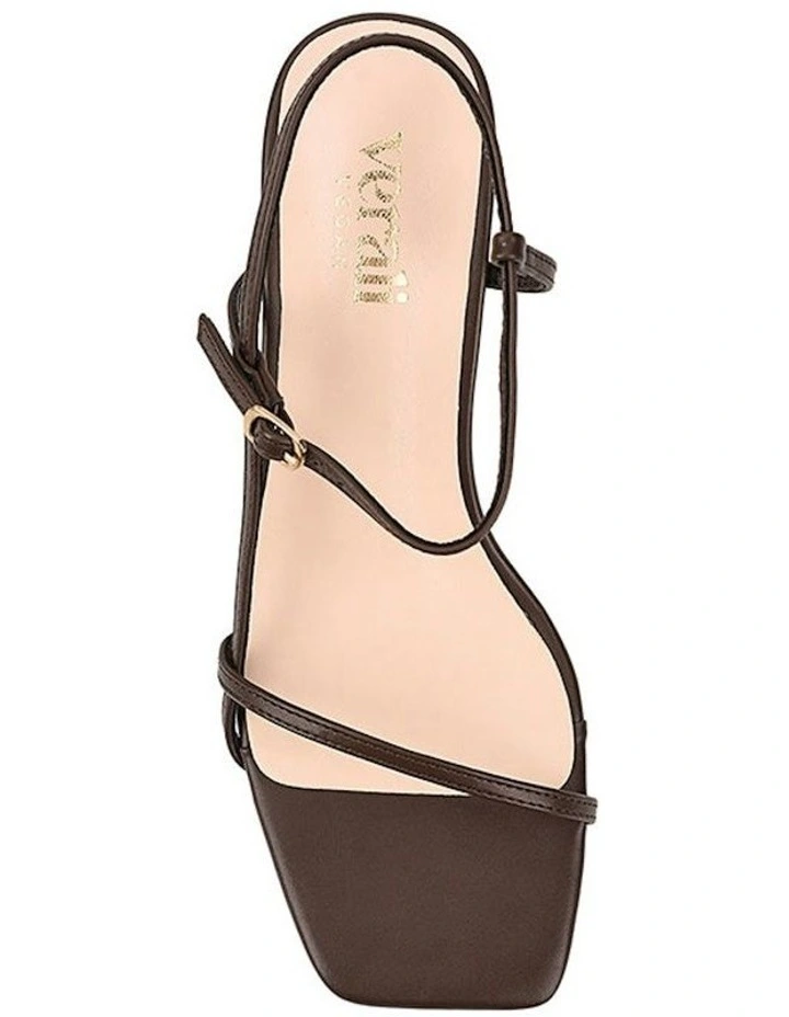 Tatiana Strappy Sandals in Chocolate Brown image 4
