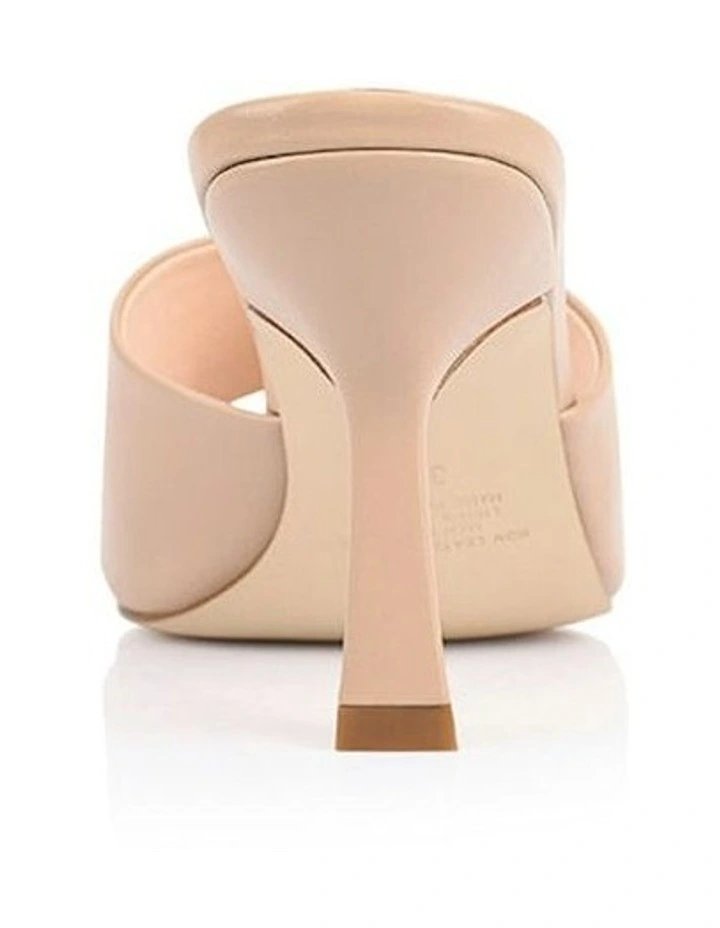 Petracca Heeled Mules in Beige image 3