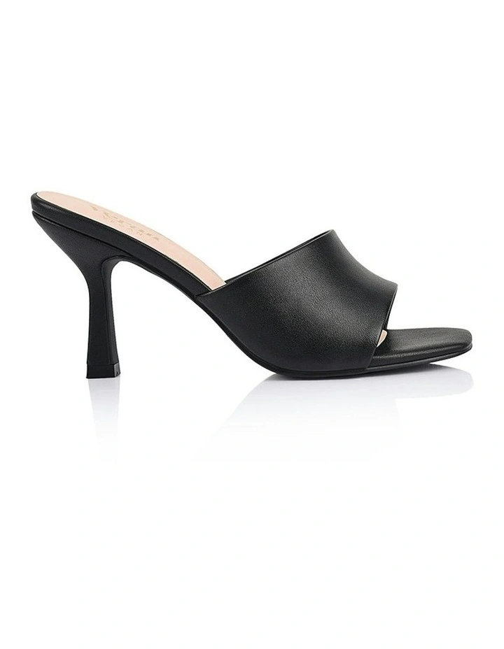 Petracca Heeled Mules in Black image 1