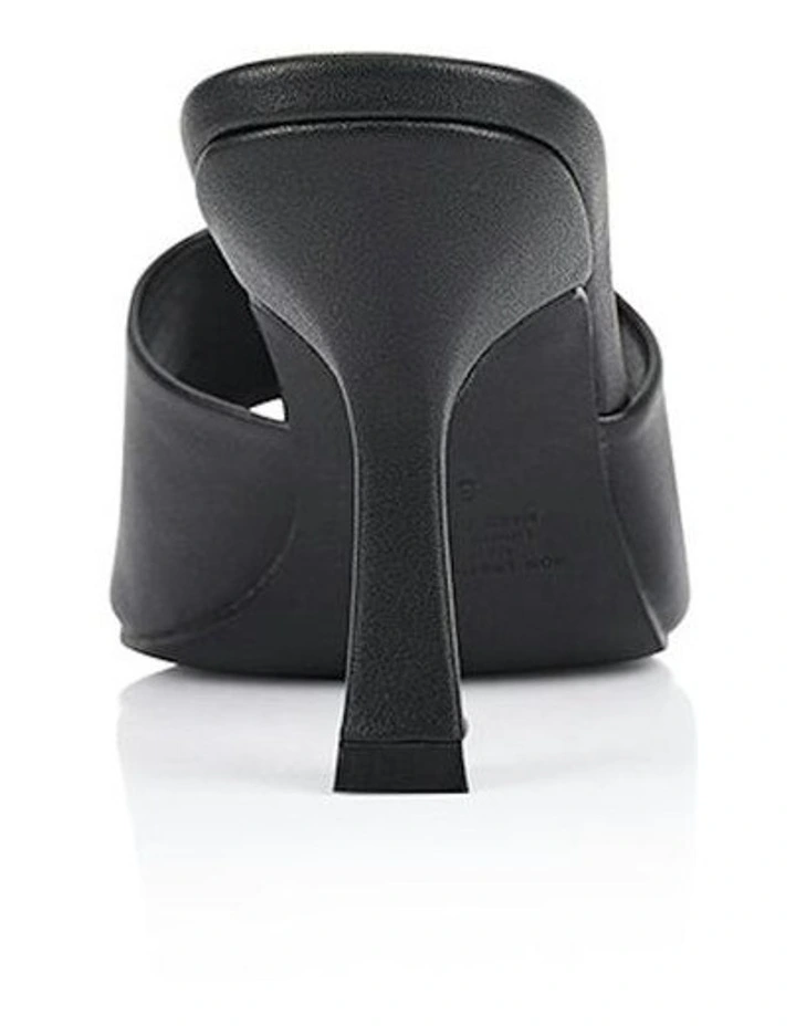 Petracca Heeled Mules in Black image 3