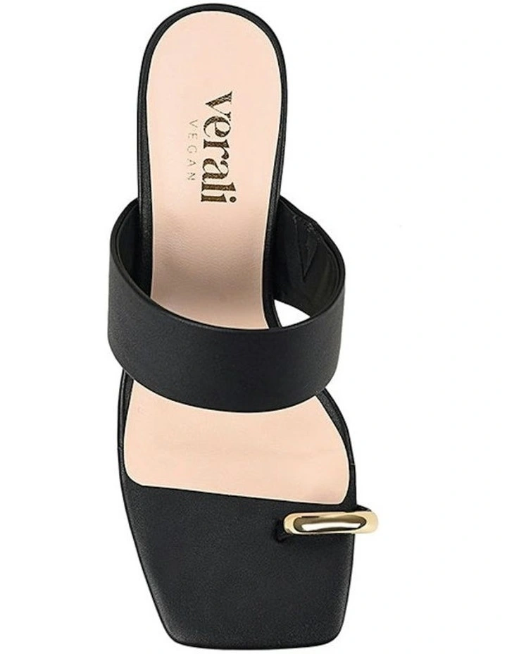 Stassie Block Heel Mules in Black image 4