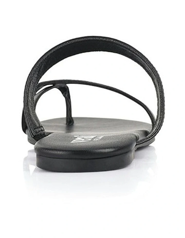 Tova Strappy Thongs in Black image 3