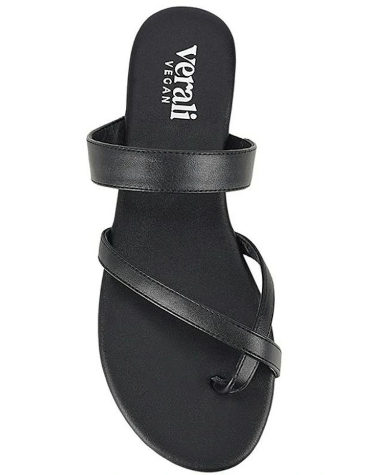 Tova Strappy Thongs in Black image 4
