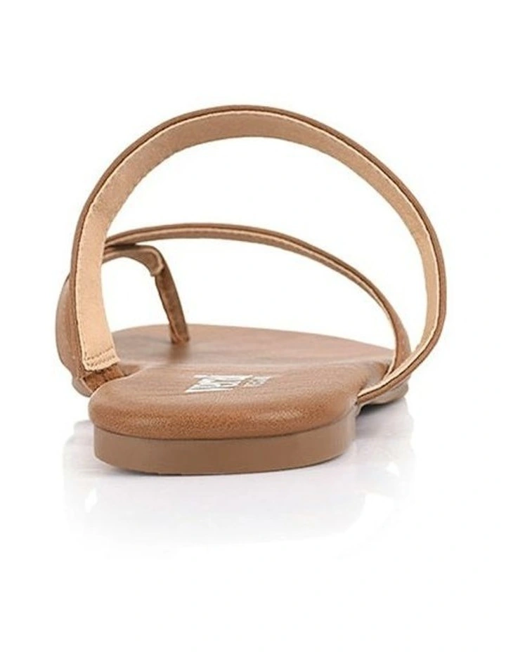 Tova Strappy Thongs in Tan image 3