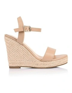 Amaya Rope Wedges in Beige
