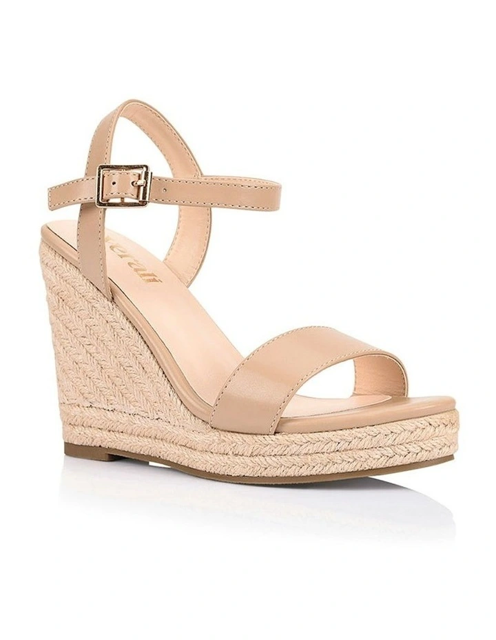 Amaya Rope Wedges in Beige image 2