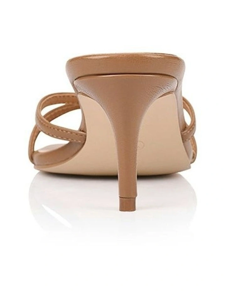 Tarzan Heeled Mules in Dark Camel Tan image 3