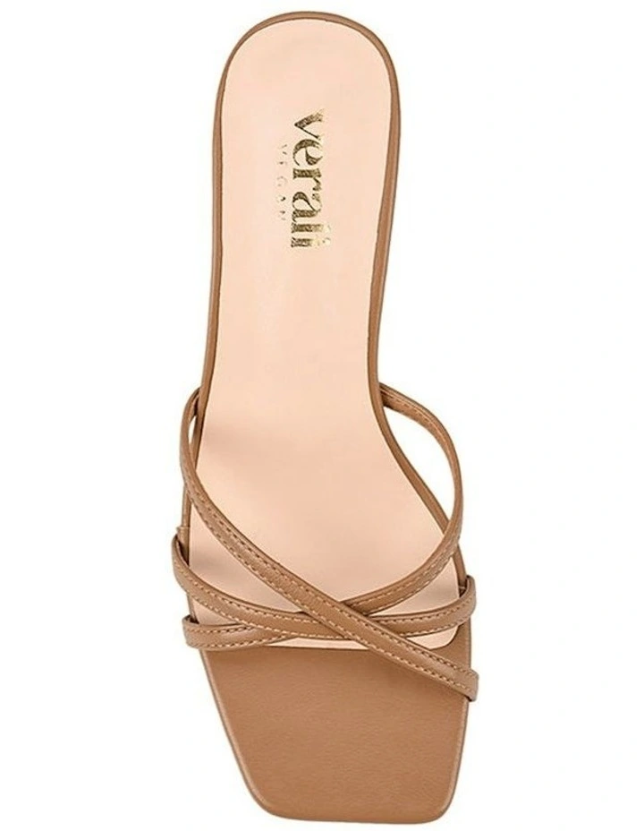 Tarzan Heeled Mules in Dark Camel Tan image 4