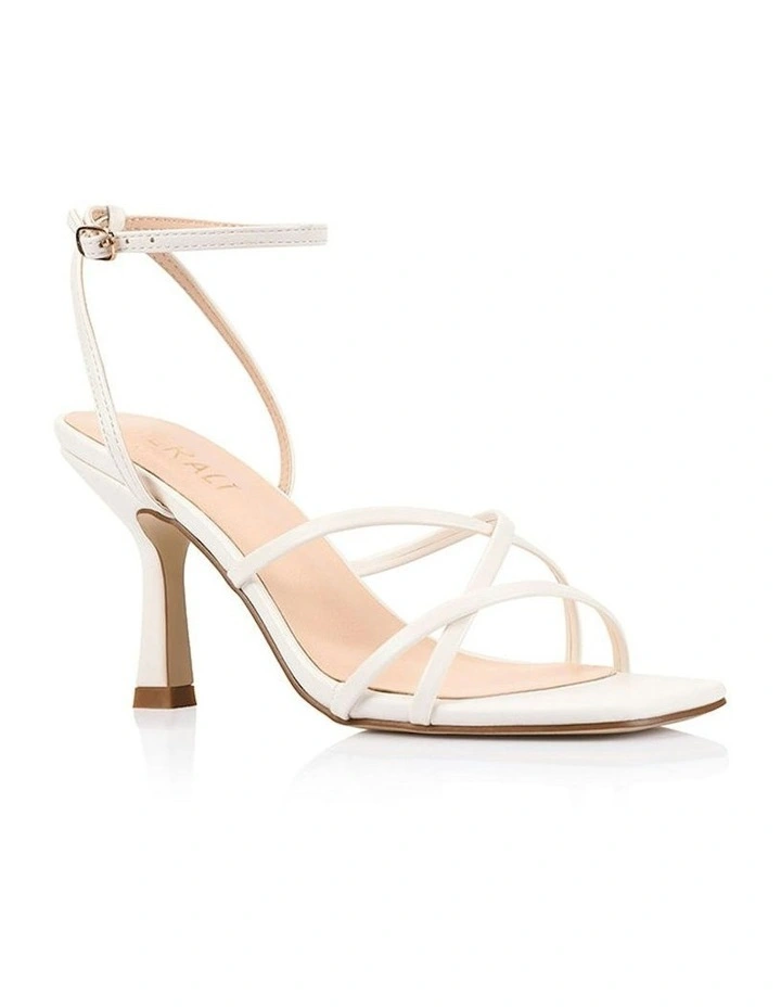 Penelope Strappy Sandals in Chalk image 2